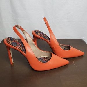 Zara Basic Open Heel Pointed Shoes